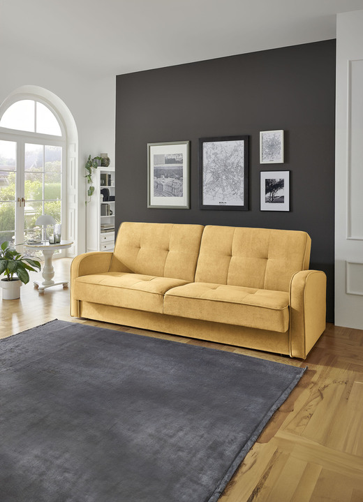 Schlafsofas - Schlafsofa, in Farbe SAFRAN Ansicht 1