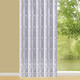 Klassisch - Store Blumen mit Universalschienenband – Farbe WEISS – Ansicht 3 Klassisch - Store Blumen mit Universalschienenband, in Größe 140 (H120xB300 cm) bis 298 (H245xB600 cm), in Farbe WEISS – Farbe WEISS – Ansicht 3