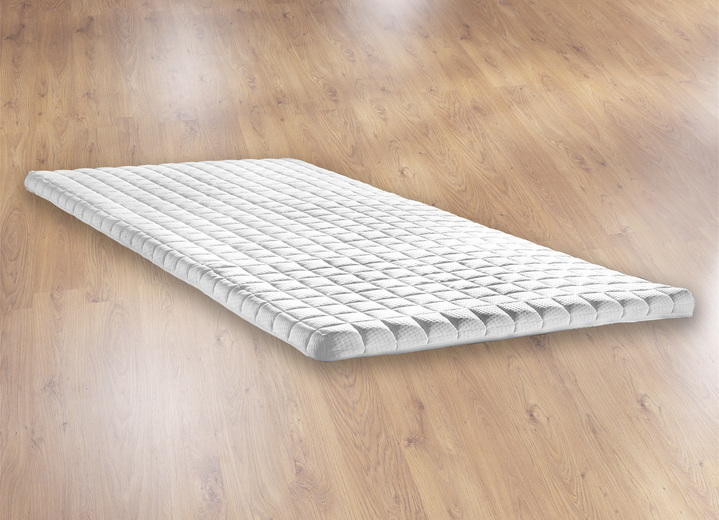 Matratzen & Topper - Softschaum-Topper von Murmelland Ansicht 2 Matratzen & Topper - Softschaum-Topper von Murmelland, in Größe 129 (80/190 cm) bis 135 (140/200 cm), in Farbe WEISS Ansicht 2