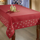 Tischdecken - Tisch- und Raumdekoration mit Glitzergarn, in Größe 130 (Deckchen, 35/ 50 cm) bis 404 (Kissenbezug, 40/ 40 cm), in Farbe ROT – Farbe ROT – Ansicht 4