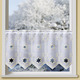 Kurzgardinen - Edler Kurzstore mit Plauener Stickerei – Farbe WEISS-GOLD – Ansicht 1 Kurzgardinen - Edler Kurzstore mit Plauener Stickerei, in Größe 786 (H45xB 96 cm) bis 791 (H45xB160 cm), in Farbe WEISS-GOLD – Farbe WEISS-GOLD – Ansicht 1