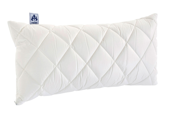 Bettwaren - Bettwarenprogramm von Irisette mit Kapok-Fasern, in Größe 103 (Decke, 135/200 cm) bis 121 (Kissen, 40/80 cm), in Farbe WEISS, in Ausführung Kissen Ansicht 1