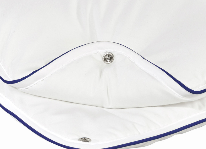 Bettwaren - Bettwarenprogramm von Irisette mit Kapok-Fasern, in Größe 103 (Decke, 135/200 cm) bis 121 (Kissen, 40/80 cm), in Farbe WEISS, in Ausführung Kissen Ansicht 11