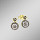 Ohrschmuck - Ohrstecker mit Diamanten – Ansicht 1 Ohrschmuck - Ohrstecker mit Diamanten, in Farbe  – Ansicht 1