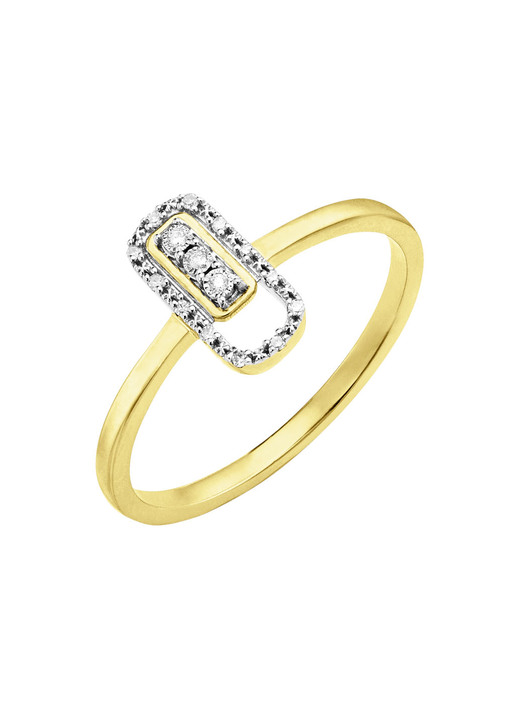 Ringe - Damenring mit Brillanten, in Größe 160 bis 220, in Farbe  Ansicht 2