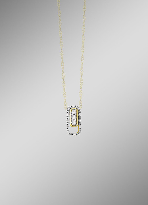 Anhänger - Moderner Anhänger mit Brillanten Ansicht 1 Anhänger - Moderner Anhänger mit Brillanten, in Farbe  Ansicht 1