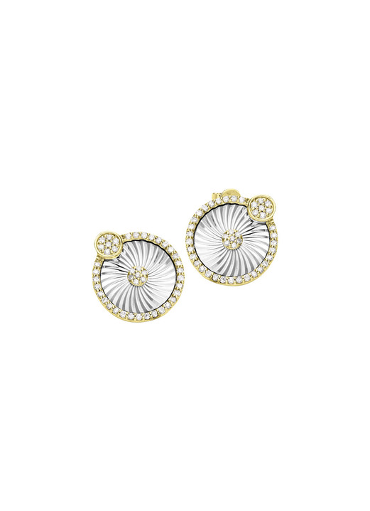Ohrschmuck - Strahlende Eleganz: Ohrstecker mit 86 Diamanten Ansicht 2 Ohrschmuck - Strahlende Eleganz: Ohrstecker mit 86 Diamanten, in Farbe  Ansicht 2