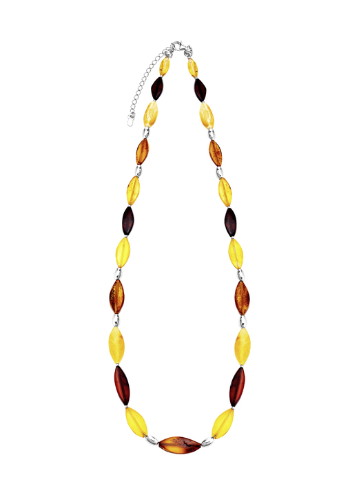 Halsketten - Halskette mit Bernstein, in Farbe  Ansicht 2