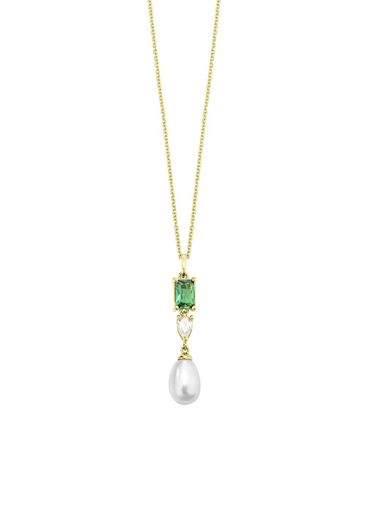 Anhänger - Zarte Raffinesse – Anhänger mit Perle und Kristallglanz, in Farbe  Ansicht 2