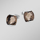Ohrschmuck - Edle Ohrstecker mit Rauchquarz, in Farbe  – Ansicht 1