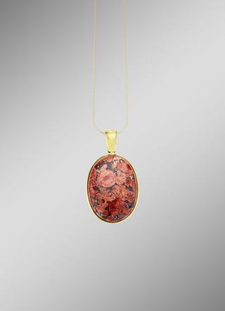 Schönes Unikat: Anhänger mit Flower Opal