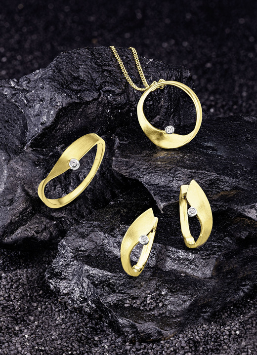 Ringe - Geschmackvoller Damenring in Bicolor, in Größe 160 bis 220, in Farbe  Ansicht 1