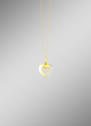 Herz-Anhänger in Bicolor
