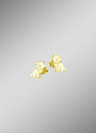 Ohrstecker mit Katze