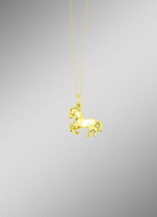 Pferde-Anhänger aus Gold
