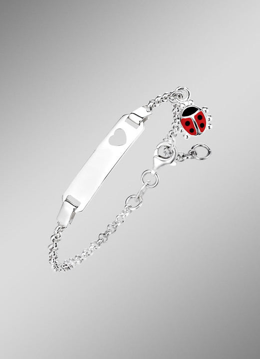 Armbänder - Armband mit Marienkäfer, in Farbe  Ansicht 1