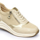 Gesundheitsschuhe - Sportlicher Komfort-Keil-Sneaker , in Größe 036 bis 042, in Farbe CREME-GOLD