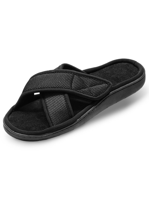 Slipper & Schnürschuhe - Relax-Cross Slipper für drinnen und draußen, in Größe 001 bis 004, in Farbe SCHWARZ-PINK Ansicht 6