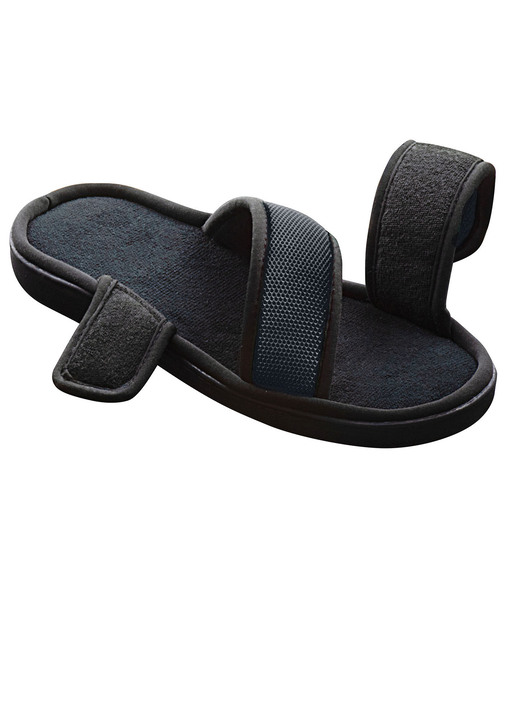 Slipper & Schnürschuhe - Relax-Cross Slipper für drinnen und draußen, in Größe 001 bis 004, in Farbe SCHWARZ-PINK Ansicht 7