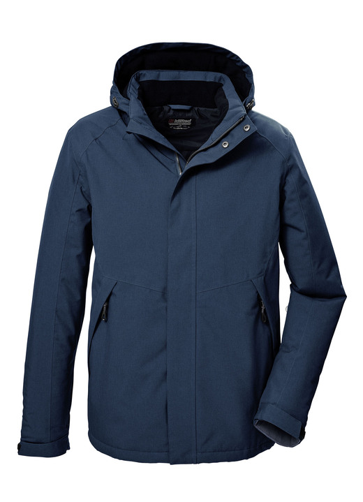 Funktionsjacken - Sportliche Herren-Funktionsjacke, in Größe 3XL bis XXL, in Farbe DUNKELBLAU Ansicht 1