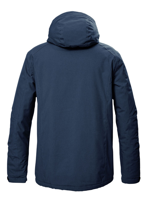 Funktionsjacken - Sportliche Herren-Funktionsjacke, in Größe 3XL bis XXL, in Farbe ANTHRAZIT Ansicht 4