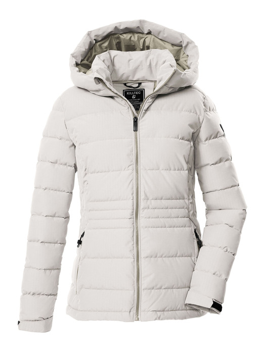 Kurz - Atmungsaktive Damen-Funktionsjacke, in Größe 036 bis 050, in Farbe CREME Ansicht 1