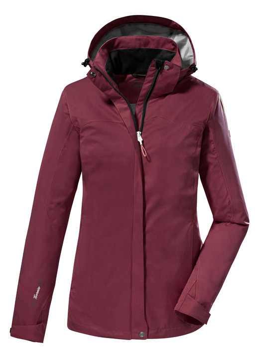 Funktionsjacken - Wasser- und winddichte Damen-Funktionsjacke, in Größe 036 bis 054, in Farbe ROSÉ Ansicht 8