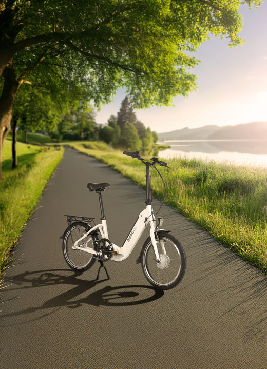 Elektromobilität - Falt-E-Bike Compact Comfort Plus, in Farbe WEISS Ansicht 1