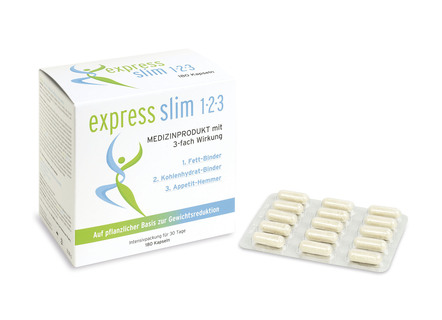 Sättigungskapseln Express Slim - Hält länger satt