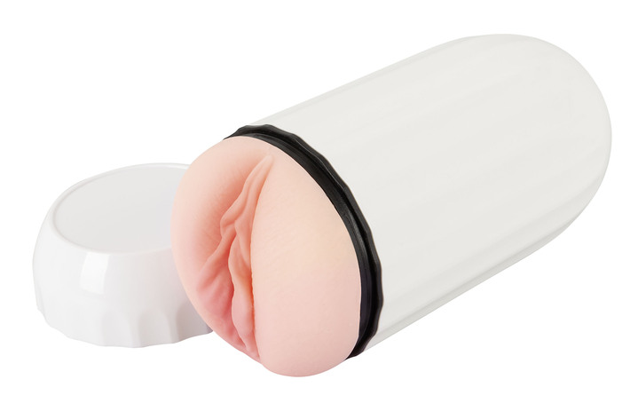 Erotik - Realistic Mastrubator im diskreten Clean Design, in Farbe WEISS-NATUR Ansicht 1