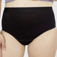 Inkontinenz - Hygiene-Damen-Slip, High-waist, von Hydas, in Größe 1 (38/40) bis 5 (54/56), in Farbe SCHWARZ, in Ausführung Damen-Slip, High-waist – Farbe SCHWARZ – Ansicht 1
