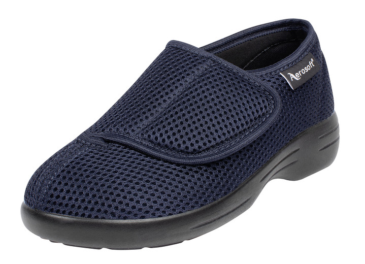 Gesundheitsschuhe - Klett-Halbschuh für Damen und Herren, in Größe 036 bis 046, in Farbe BLAU Ansicht 1