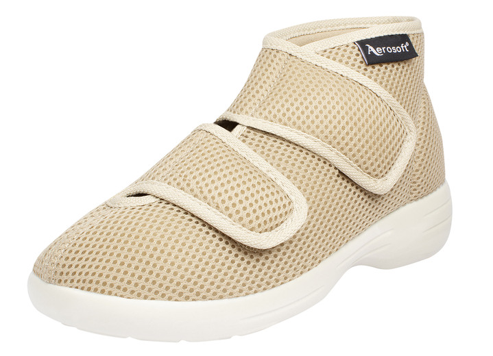 Gesundheitsschuhe - Klett-Stiefel für Damen und Herren, in Größe 036 bis 046, in Farbe SCHWARZ Ansicht 2