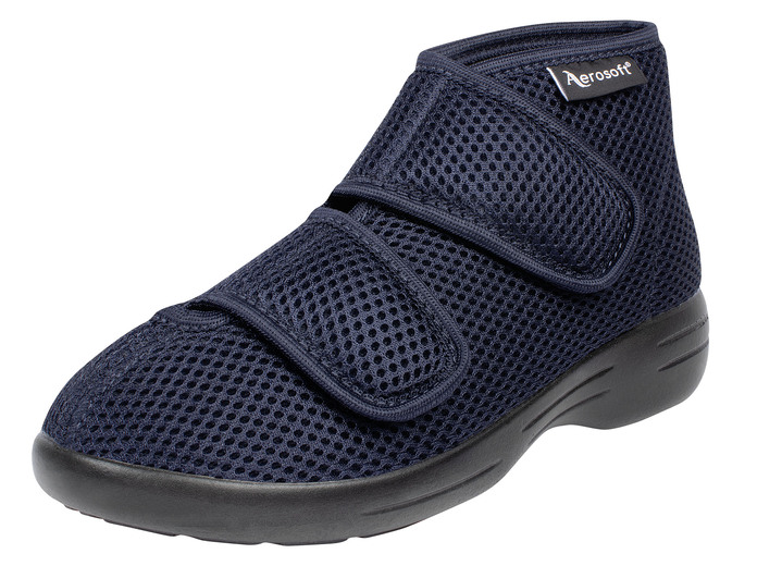 Gesundheitsschuhe - Klett-Stiefel für Damen und Herren, in Größe 036 bis 046, in Farbe BLAU Ansicht 1
