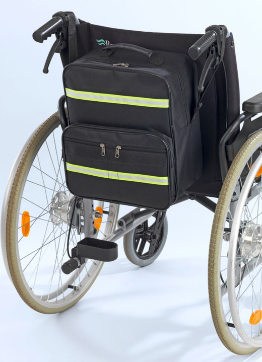 Rollatoren & Rollstühle - Wetterfeste Rollstuhl-/Rollator-Tasche Ansicht 4 Rollatoren & Rollstühle - Wetterfeste Rollstuhl-/Rollator-Tasche, in Farbe SCHWARZ Ansicht 4