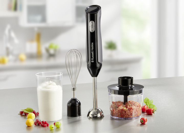Küchengeräte - Russell Hobbs 3-in-1 Stabmixer-Set, in Farbe SCHWARZ Ansicht 1