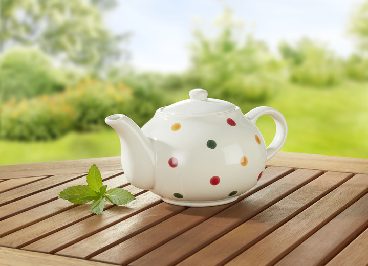 Geschirr - Geschirr aus Dolomit, in Farbe BUNT, in Ausführung Milchkännchen und Zuckerdose, 2-teilig Ansicht 3