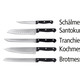 Messer & Schneidgeräte - Messerblock, 6-teilig, mit 5 Messern – Farbe SCHWARZ – Ansicht 2 Messer & Schneidgeräte - Messerblock, 6-teilig, mit 5 Messern, in Farbe SCHWARZ – Farbe SCHWARZ – Ansicht 2