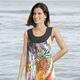Strandkleider - Klaus Modelle Kleid mit farbbrillantem Druckdessin, ärmellos – Farbe MULTICOLOR – Ansicht 1 Strandkleider - Klaus Modelle Kleid mit farbbrillantem Druckdessin, ärmellos, in Größe 040 bis 060, in Farbe MULTICOLOR – Farbe MULTICOLOR – Ansicht 1