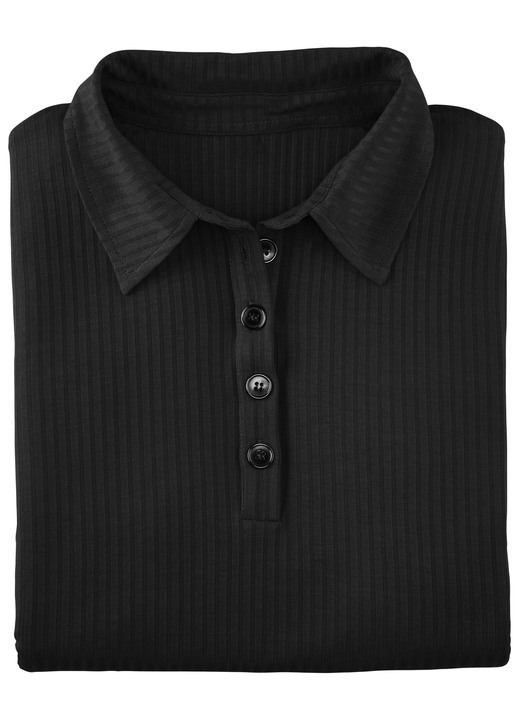 Strandkleider - Laurina Poloshirt mit Knopfleiste, in Größe 036 bis 054, in Farbe PINK Ansicht 9