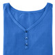 Strandkleider - Laurina Trägershirt mit Zierknopfleiste – Farbe ROYALBLAU – Ansicht 2 Strandkleider - Laurina Trägershirt mit Zierknopfleiste, in Größe 036 bis 054, in Farbe SCHWARZ – Farbe ROYALBLAU – Ansicht 2