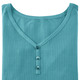 Strandkleider - Laurina Trägershirt mit Zierknopfleiste – Farbe PETROL – Ansicht 2 Strandkleider - Laurina Trägershirt mit Zierknopfleiste, in Größe 036 bis 054, in Farbe SCHWARZ – Farbe PETROL – Ansicht 2