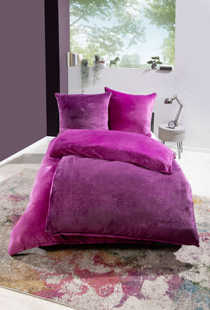 Kuschelig weiche Wendebettwäsche-Garnitur mit Cashmere Touch