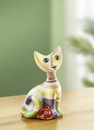 Katze mit Rose von „Goebel“