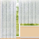 Klassisch - Halbtransparenter Store mit gebogtem Abschluss – Farbe WEISS – Ansicht 2 Klassisch - Halbtransparenter Store mit gebogtem Abschluss, in Größe 140 (H125xB300 cm) bis 298 (H245xB600 cm), in Farbe WEISS – Farbe WEISS – Ansicht 2