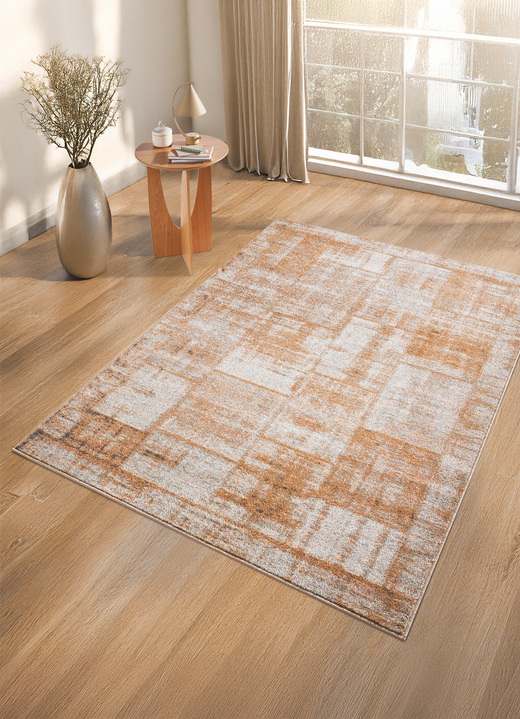 Modern - Moderne Brücken und Teppiche, in Größe 111 (Brücke, 60x110 cm) bis 282 (Teppich, 200x290 cm), in Farbe BEIGE Ansicht 1