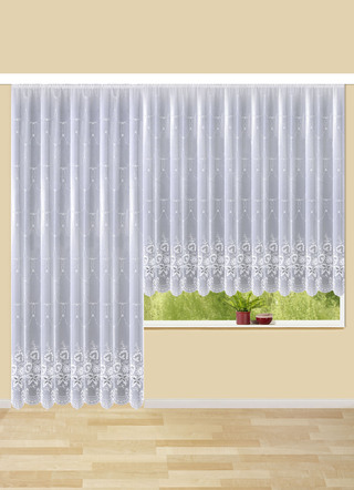 Store mit Plauener Stickerei und Universalschienenband