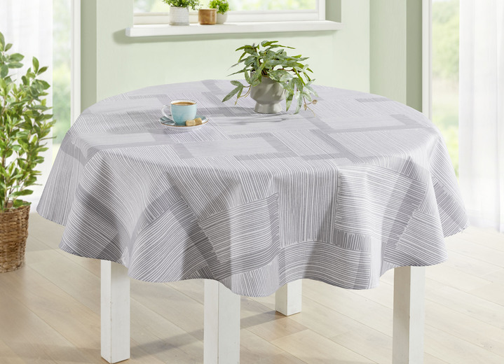 Tischdecken - Tischdecke mit Fleckschutz-Ausrüstung, in Größe 105 (Läufer, 40/140 cm) bis 160 (Tischdecke rund, ø 140 cm), in Farbe CREME Ansicht 16