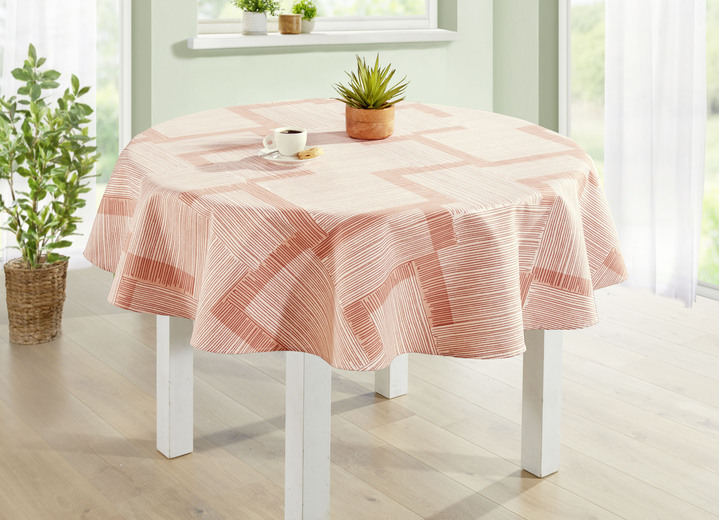 Tischdecken - Tischdecke mit Fleckschutz-Ausrüstung, in Größe 105 (Läufer, 40/140 cm) bis 160 (Tischdecke rund, ø 140 cm), in Farbe CREME Ansicht 10