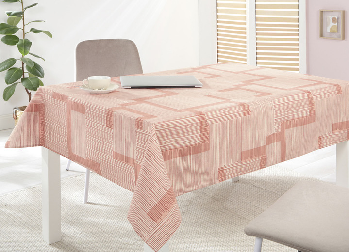 Tischdecken - Tischdecke mit Fleckschutz-Ausrüstung, in Größe 105 (Läufer, 40/140 cm) bis 160 (Tischdecke rund, ø 140 cm), in Farbe CREME Ansicht 7